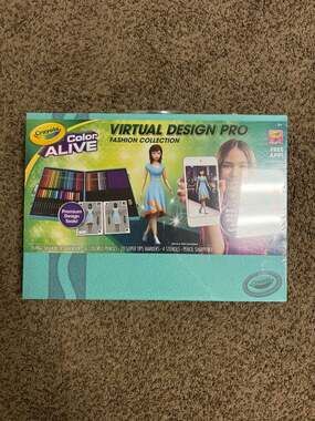 Crayola Color Alive Virtual Design Pro Fashion Collection Case Set
